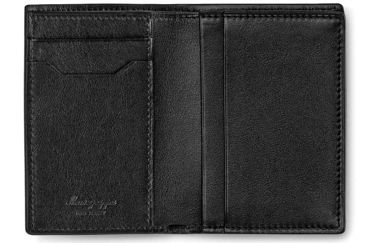 folded card case
